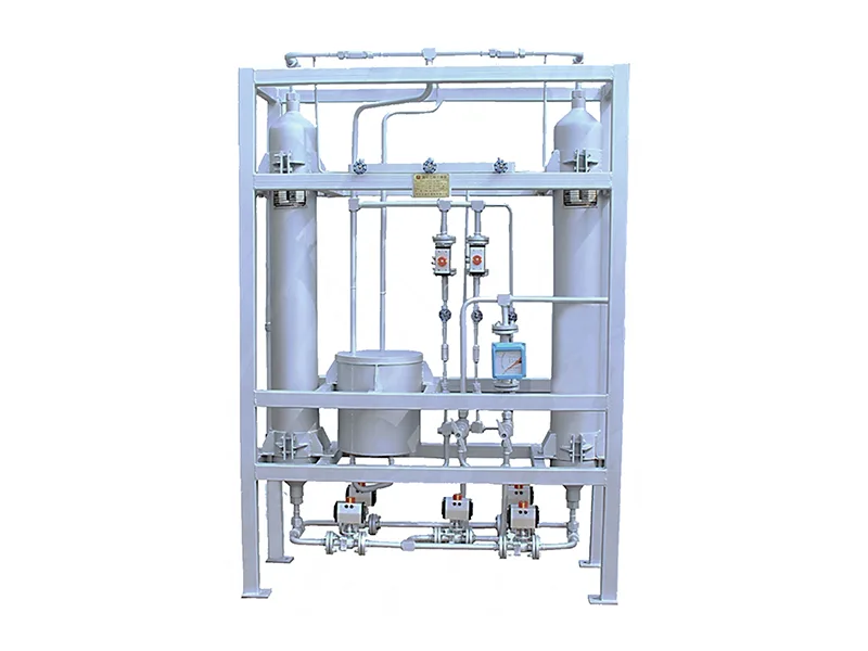 Heatless regenerative acetylene high pressure dryer